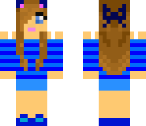blue girl