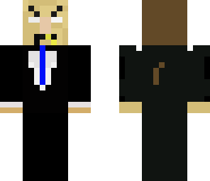 mad dressed up herobrine