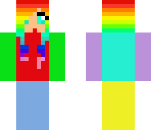 rainbow girl