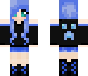 blue haired 