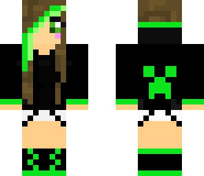 green hoodie