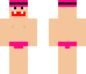 man in pink