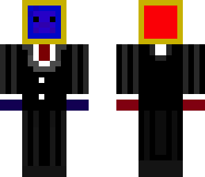 robot in a suit