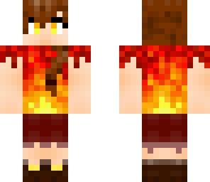 bright flame girl