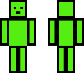 green block man