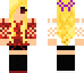 devilish blond angle girl