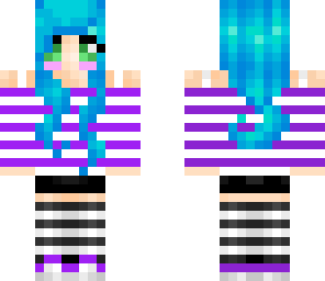 blue haird