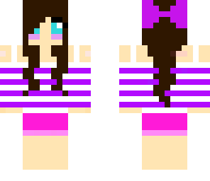 pinky whit bow