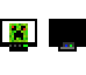 derpy creeper on tv