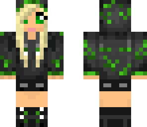 emerald green sweater girl