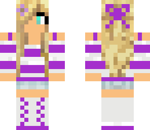cute purple girl