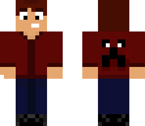 dont mine at night guy with creeper shirt