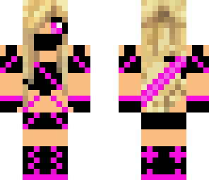black and pink ninja girl