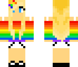 rainbow girl to the max