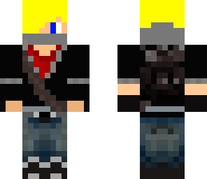 free runner in black