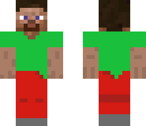 red and green steve