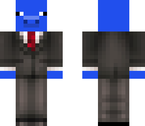 elegant blue pig