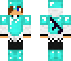 cool boy in diamond armour