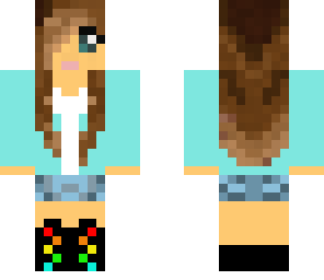 blue girl