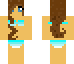 blue bikini girl
