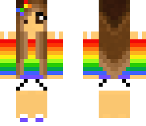 rainbow shirt with bowwww