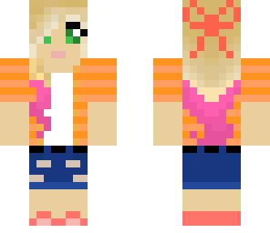 clementine girl with pink dip-dyed hair