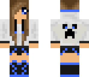 edited blue girl