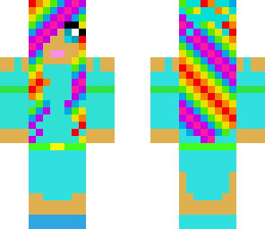 rainbow hair