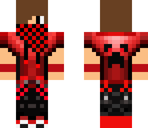 red teen boy