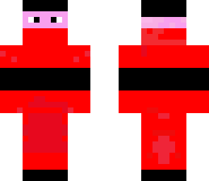 red and black