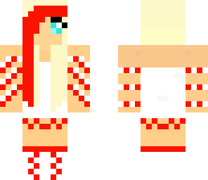 red pretty girl
