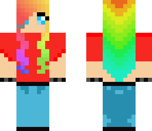 rainbow girl