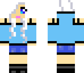 white hair girl