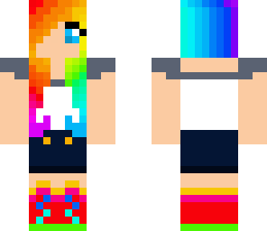 rainbow girl