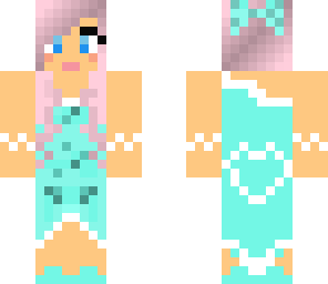 cyan prom dress