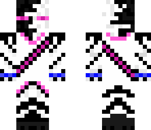 enderman black and white