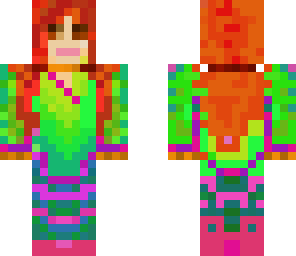 color fun girl