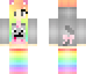 rainbow girl