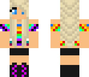 rainbow girl