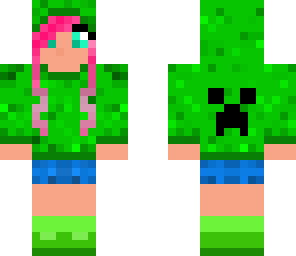 creeper hoodie girl