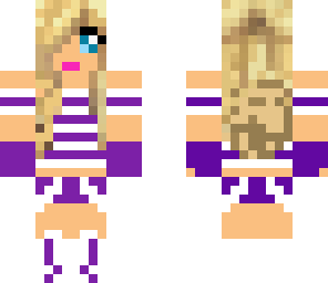 cute purple girl