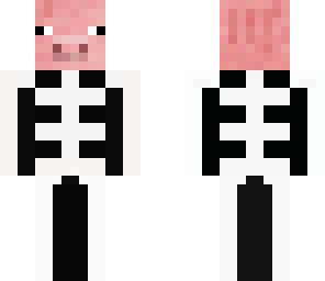 skeleton pig