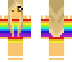 rainbow girl