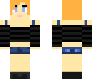 black stripped shirt