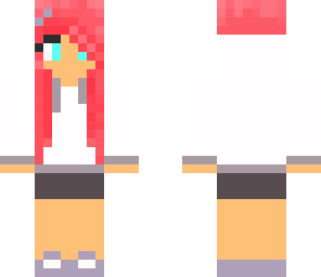 pink hair girl