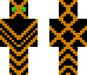 black and orange