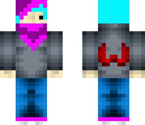 pink and blue