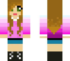 cute pink girl