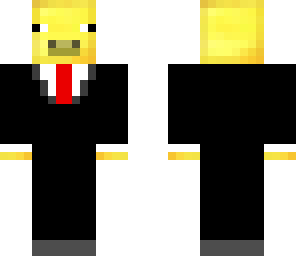 butter pig in a suit