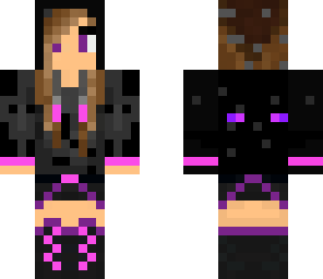 enderman hoodie girl